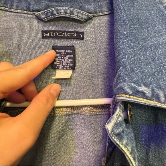 GAP Women’s Stretch Denim Cropped Jean Jacket | Size Small - Picture 4 of 8